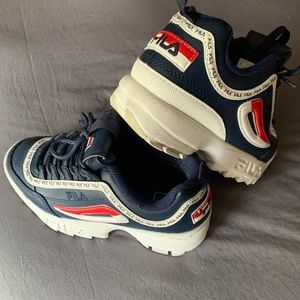 FILA disruptor sneakers!